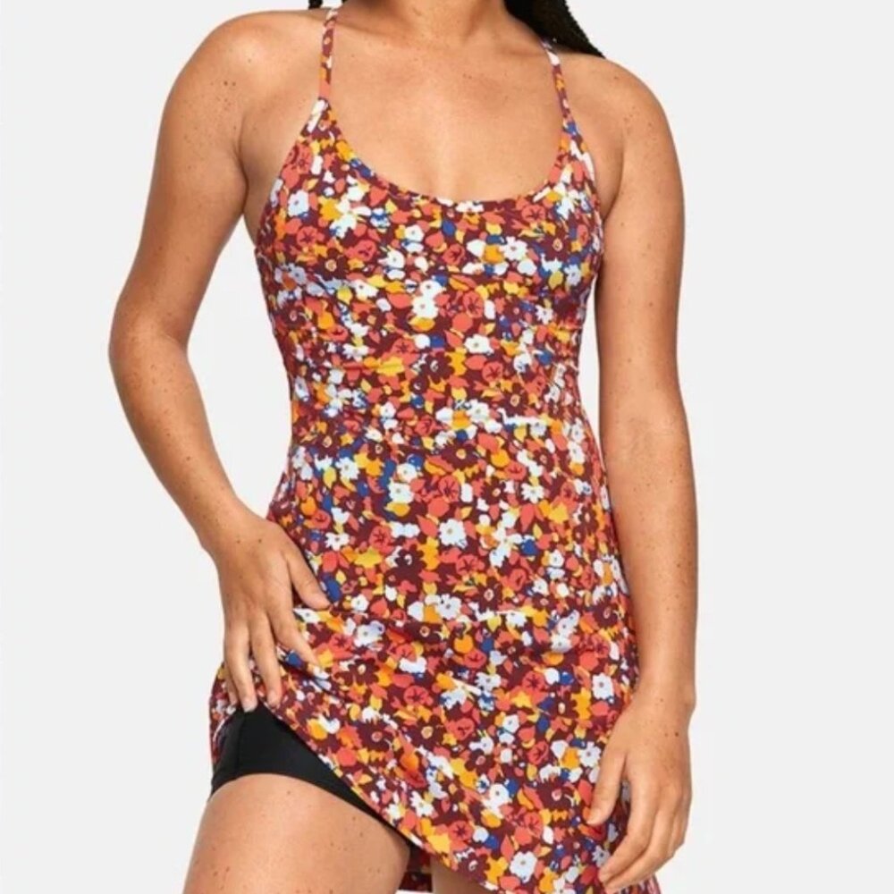 Outdoor Voices - original Exercise Dress - Paprika Bloom - small